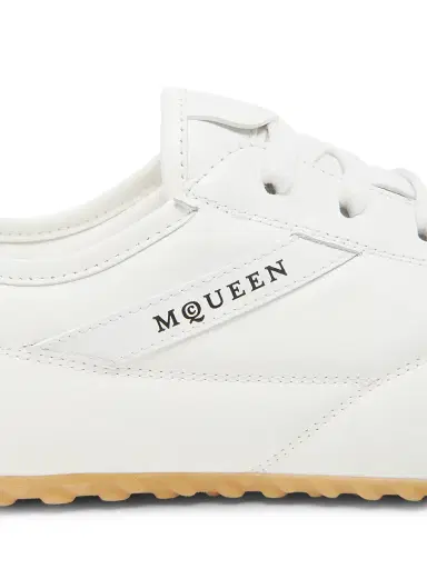 McQueen Women's Boxe Leather Low-Top sneakers - Off White | Thumbnail 5