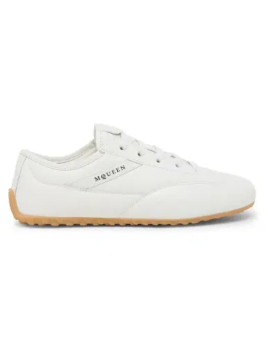 McQueen Women's Boxe Leather Low-Top sneakers - Off White | Thumbnail 1