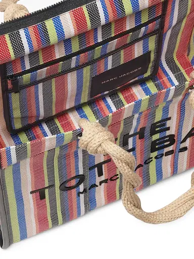 Marc Jacobs Women's The Stripe Mesh Large Tote Bag | Thumbnail 6 Marc Jacobs Women's The Stripe Mesh Large Tote Bag | Thumbnail 6