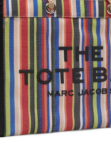 Marc Jacobs Women's The Stripe Mesh Large Tote Bag | Thumbnail 7 Marc Jacobs Women's The Stripe Mesh Large Tote Bag | Thumbnail 7