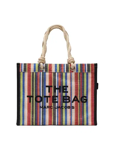 Marc Jacobs Women's The Stripe Mesh Large Tote Bag | Thumbnail 1 Marc Jacobs Women's The Stripe Mesh Large Tote Bag | Thumbnail 1