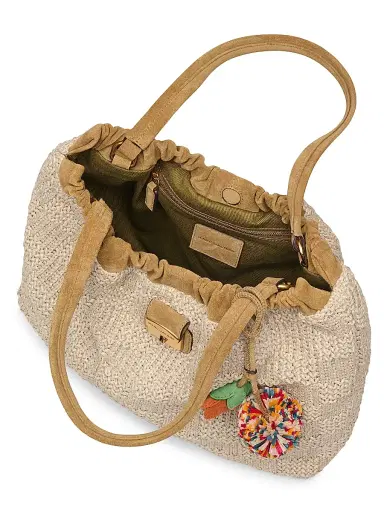 Marc Jacobs Women's The Woven Cristina Tote Bag - Natural | Thumbnail 6