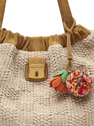 Marc Jacobs Women's The Woven Cristina Tote Bag - Natural | Thumbnail 7