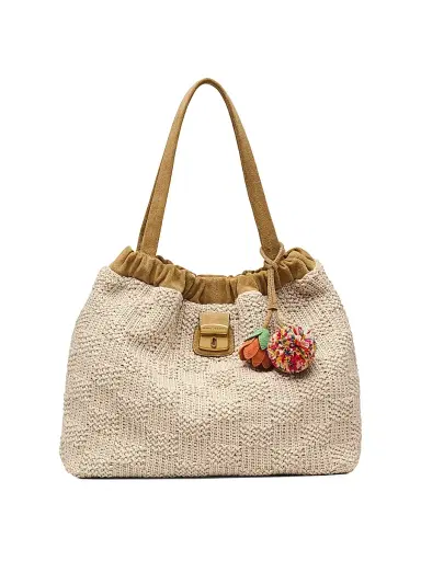 Marc Jacobs Women's The Woven Cristina Tote Bag - Natural | Thumbnail 1