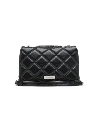 Marc Jacobs Women's The Slim Dual Quilted Convertible Shoulder Bag - Black | Thumbnail 4 Marc Jacobs Women's The Slim Dual Quilted Convertible Shoulder Bag - Black | Thumbnail 4
