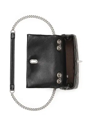 Marc Jacobs Women's The Slim Dual Quilted Convertible Shoulder Bag - Black | Thumbnail 5 Marc Jacobs Women's The Slim Dual Quilted Convertible Shoulder Bag - Black | Thumbnail 5