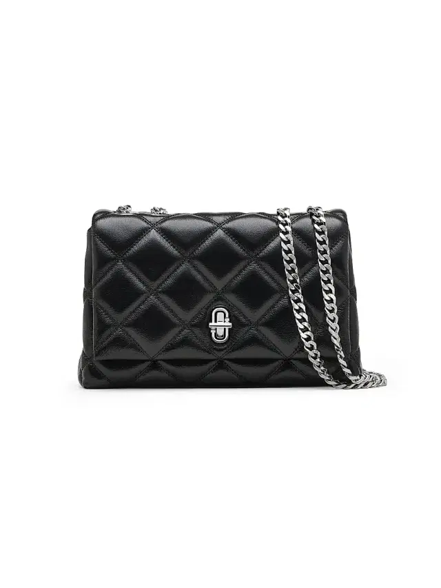 Marc Jacobs Women's The Slim Dual Quilted Convertible Shoulder Bag - Black
