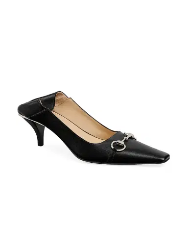 Gucci Women's La Famiglia Neo 55MM Horsebit Leather Pumps | Thumbnail 2 Gucci Women's La Famiglia Neo 55MM Horsebit Leather Pumps | Thumbnail 2