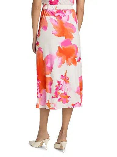 Ramy Brook Women's Brielle Floral Midi-Skirt | Thumbnail 5