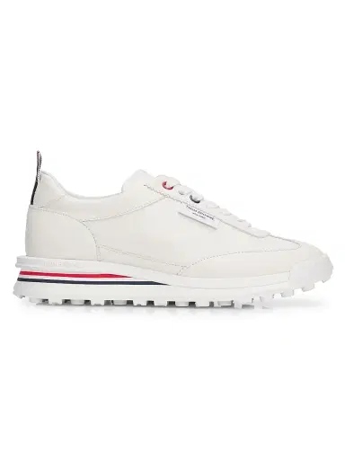 Thom Browne Women's Soft Tech Runner Leather Sneakers | Thumbnail 1 Thom Browne Women's Soft Tech Runner Leather Sneakers | Thumbnail 1