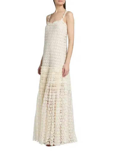 Ulla Johnson Women's Sigrid Cotton-Blend Lace Gown | Thumbnail 4 Ulla Johnson Women's Sigrid Cotton-Blend Lace Gown | Thumbnail 4