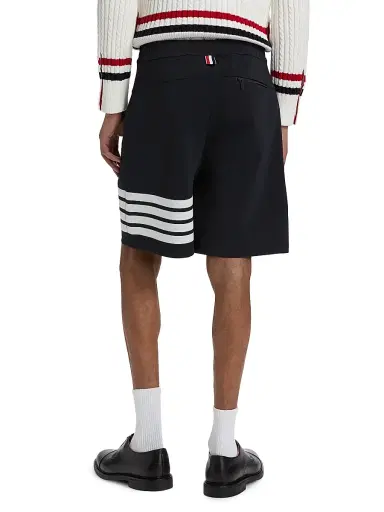 Thom Browne Men's 4-Bar Tech Shorts - Navy - Size XXL | Thumbnail 5 Thom Browne Men's 4-Bar Tech Shorts - Navy - Size XXL | Thumbnail 5