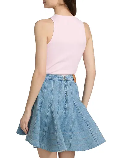 Aknvas Women's Camille Floral Appliqué Cotton Tank | Thumbnail 5 Aknvas Women's Camille Floral Appliqué Cotton Tank | Thumbnail 5