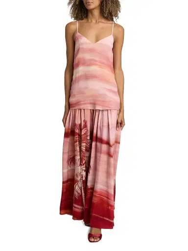 Hemant & Nandita Women's Asma Printed Sleeveless Maxi Dress | Thumbnail 2 Hemant & Nandita Women's Asma Printed Sleeveless Maxi Dress | Thumbnail 2