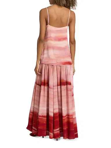 Hemant & Nandita Women's Asma Printed Sleeveless Maxi Dress | Thumbnail 5 Hemant & Nandita Women's Asma Printed Sleeveless Maxi Dress | Thumbnail 5