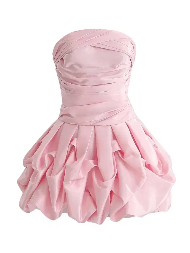 Tulleen Girl's Alerche Dress - Pink