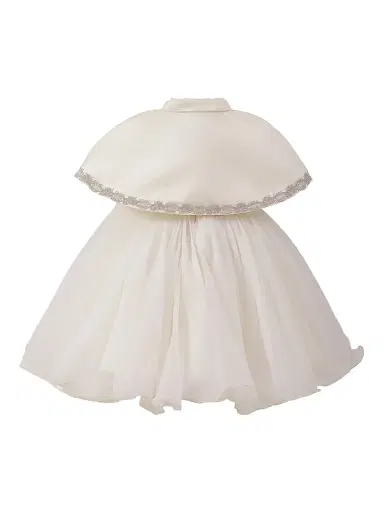 Tulleen Baby Girl's & Girl's Mirelda Dress - Cream 36 Months | Thumbnail 5 Tulleen Baby Girl's & Girl's Mirelda Dress - Cream 36 Months | Thumbnail 5