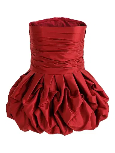 Tulleen Girl's Belblossom Dress - Burgundy | Thumbnail 5 Tulleen Girl's Belblossom Dress - Burgundy | Thumbnail 5