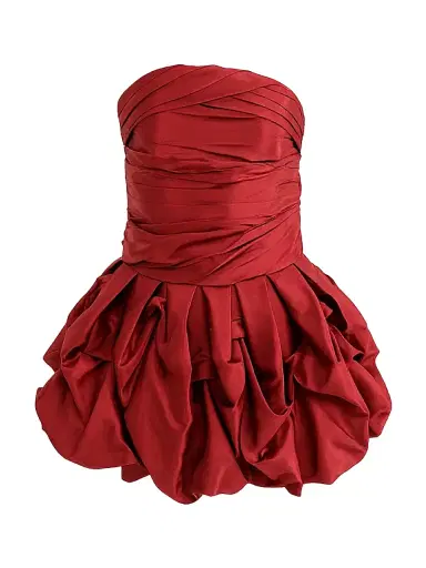 Tulleen Girl's Belblossom Dress - Burgundy | Thumbnail 1 Tulleen Girl's Belblossom Dress - Burgundy | Thumbnail 1