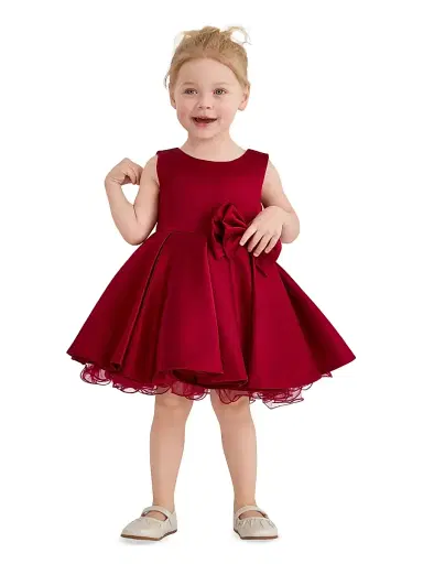 Tulleen Baby Girl's & Girl's Canyonelle Dress - Red 36 Months | Thumbnail 4 Tulleen Baby Girl's & Girl's Canyonelle Dress - Red 36 Months | Thumbnail 4
