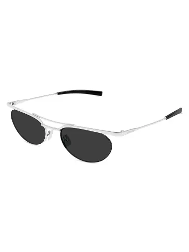 Saint Laurent Women's 54MM Oval Sunglasses - Silver Grey | Thumbnail 1
