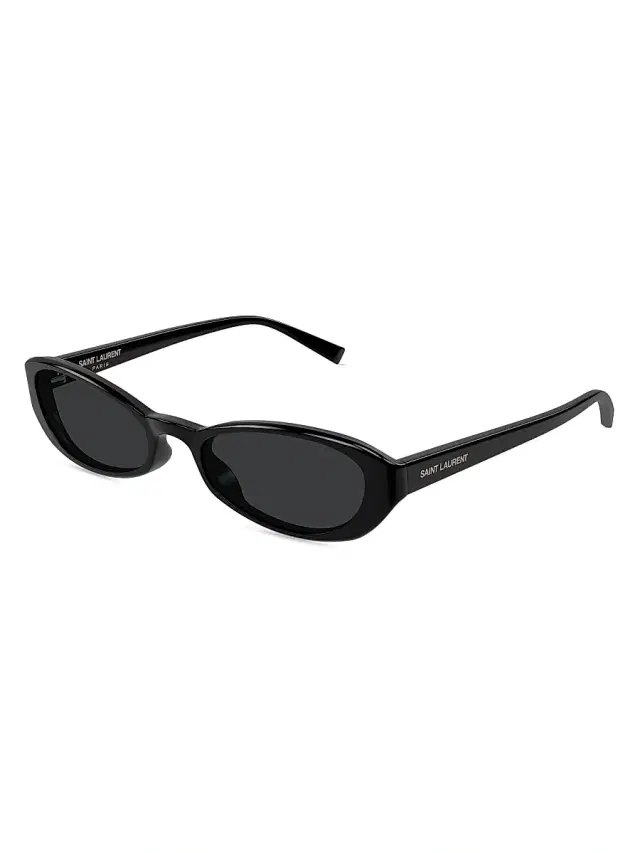Saint Laurent Women's 51MM Oval Sunglasses - Black