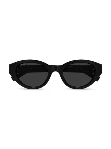 Gucci Women's Lines 52MM Cat-Eye Sunglasses - Black | Thumbnail 2 Gucci Women's Lines 52MM Cat-Eye Sunglasses - Black | Thumbnail 2