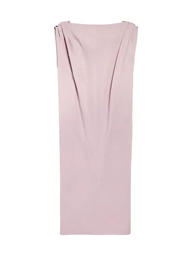 Balenciaga Women's Midi Sack Dress - Dusty Pink