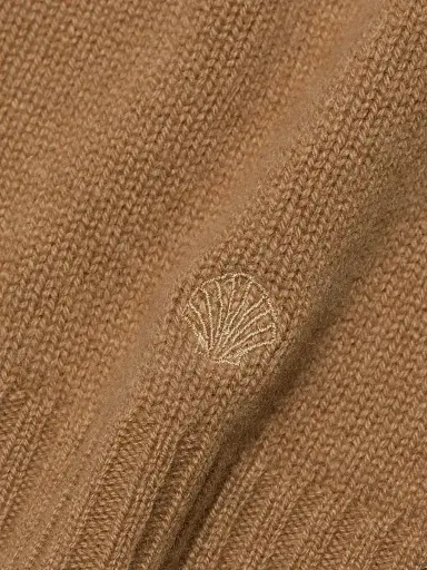 Loulou de Saison Women's Zephir Cropped Cardigan - Camel - Size XL | Thumbnail 7 Loulou de Saison Women's Zephir Cropped Cardigan - Camel - Size XL | Thumbnail 7