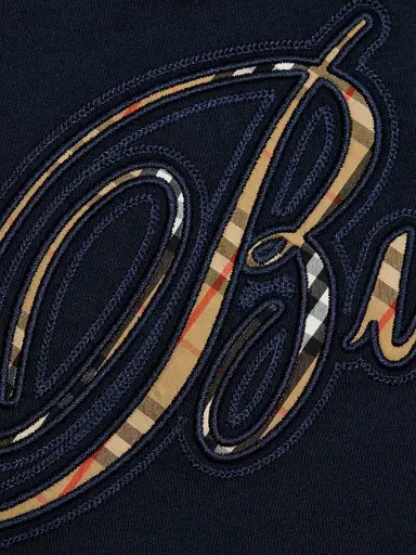 Burberry Men's Ryan Logo Cotton T-Shirt - Navy - Size XL | Thumbnail 7 Burberry Men's Ryan Logo Cotton T-Shirt - Navy - Size XL | Thumbnail 7