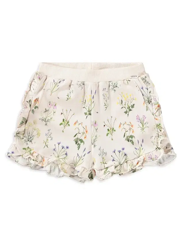 Little Girl's & Girl's Acacia Floral Ruffle Shorts - Primavera