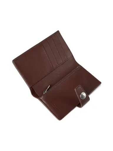 Brunello Cucinelli Men's Smooth Calfskin Wallet with Zipper | Thumbnail 4 Brunello Cucinelli Men's Smooth Calfskin Wallet with Zipper | Thumbnail 4