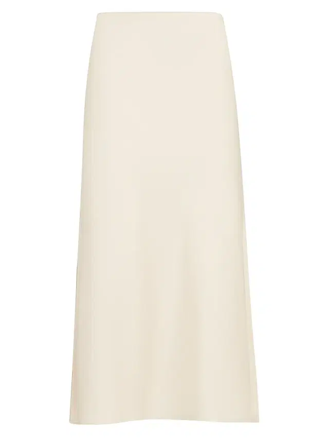 Women's Satin Cady Fluid Pencil Skirt - Silk