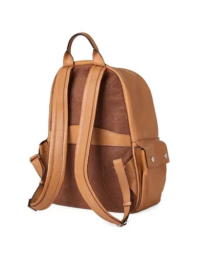 Brunello Cucinelli Men's Cowhide Travel Backpack - Cognac | Thumbnail 3 Brunello Cucinelli Men's Cowhide Travel Backpack - Cognac | Thumbnail 3
