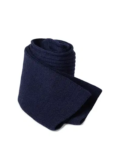 Brunello Cucinelli Men's Virgin Wool and Cashmere Rib Knit Socks - Blue | Thumbnail 2 Brunello Cucinelli Men's Virgin Wool and Cashmere Rib Knit Socks - Blue | Thumbnail 2