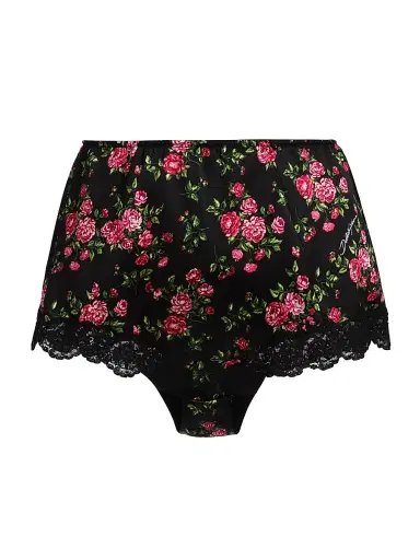 Dolce & Gabbana Women's Guaina Rose High-Rise Tap Panties - Mazzolini Rose - Size XL | Thumbnail 1 Dolce & Gabbana Women's Guaina Rose High-Rise Tap Panties - Mazzolini Rose - Size XL | Thumbnail 1