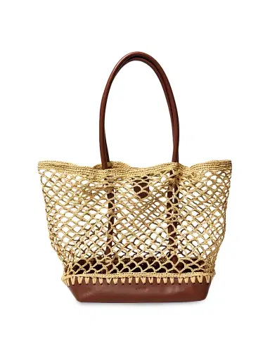 Simkhai Women's Caspian Raffia Tote Bag | Thumbnail 1 Simkhai Women's Caspian Raffia Tote Bag | Thumbnail 1