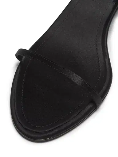 Giuseppe Zanotti Women's Raso Nero 50MM Silk Sandals - Black - Size 12 | Thumbnail 5 Giuseppe Zanotti Women's Raso Nero 50MM Silk Sandals - Black - Size 12 | Thumbnail 5