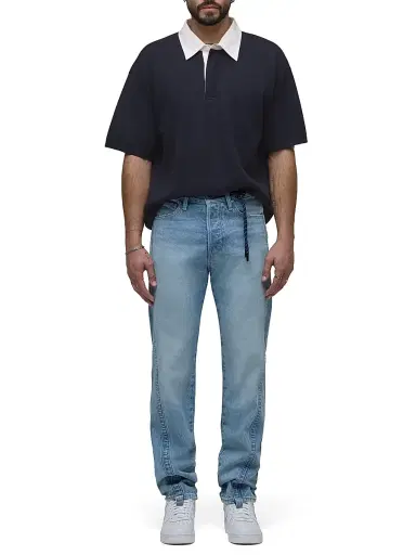 Hudson Jeans Men's Contrast-Collar Cotton-Cashmere Polo Shirt | Thumbnail 5 Hudson Jeans Men's Contrast-Collar Cotton-Cashmere Polo Shirt | Thumbnail 5