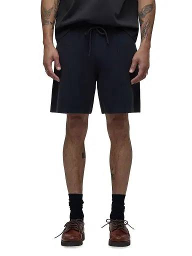 Hudson Jeans Men's Double Knit Pintuck Drawstring Shorts - Fleet - Size Small | Thumbnail 2