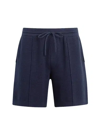 Hudson Jeans Men's Double Knit Pintuck Drawstring Shorts - Fleet - Size Small | Thumbnail 1