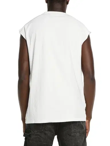 Purple Brand Men's Glitter Logo Cotton Jersey Tank - White - Size XXL | Thumbnail 2 Purple Brand Men's Glitter Logo Cotton Jersey Tank - White - Size XXL | Thumbnail 2