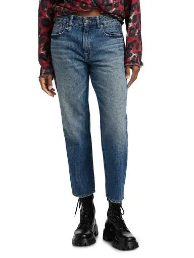R13 Women's Romeo Whiskered Cropped Jeans | Thumbnail 3 R13 Women's Romeo Whiskered Cropped Jeans | Thumbnail 3