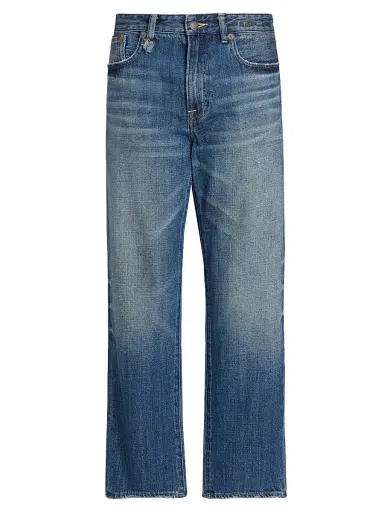 R13 Women's Romeo Whiskered Cropped Jeans | Thumbnail 1 R13 Women's Romeo Whiskered Cropped Jeans | Thumbnail 1