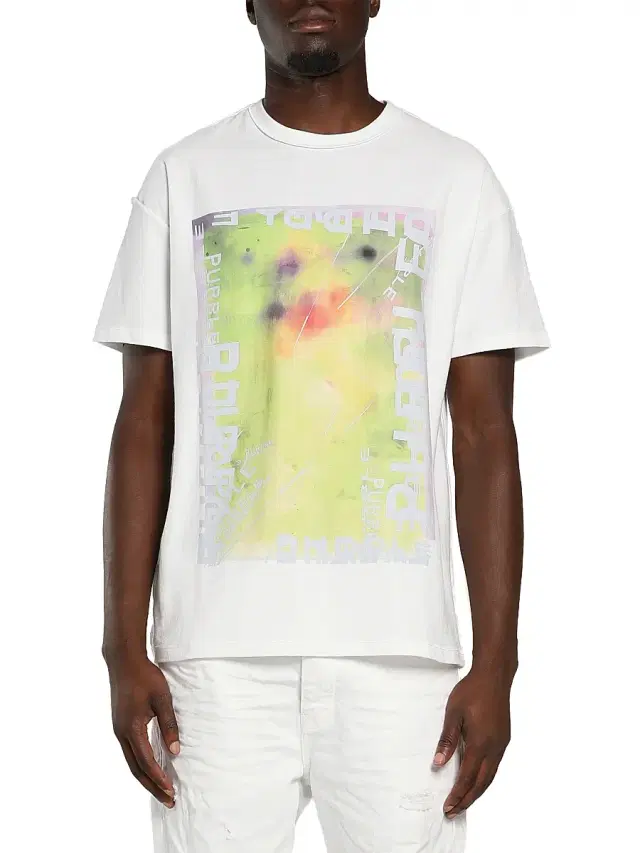Men's Graphic Cotton T-Shirt - White