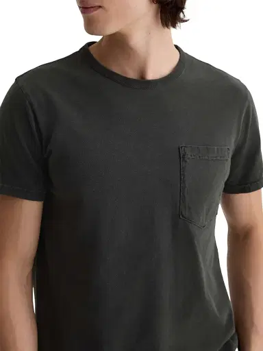 AG Jeans Men's Nick Pocket Crewneck T-Shirt - Heritage Black | Thumbnail 7