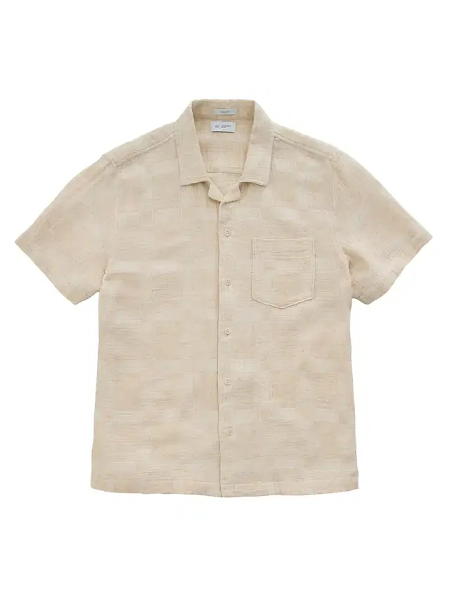 AG Jeans Men's Foster Cotton-Blend Short-Sleeve Shirt - Natural Multi