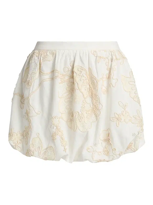 Ramy Brook Women's Thalia Linen-Blend Miniskirt - White Embroidery