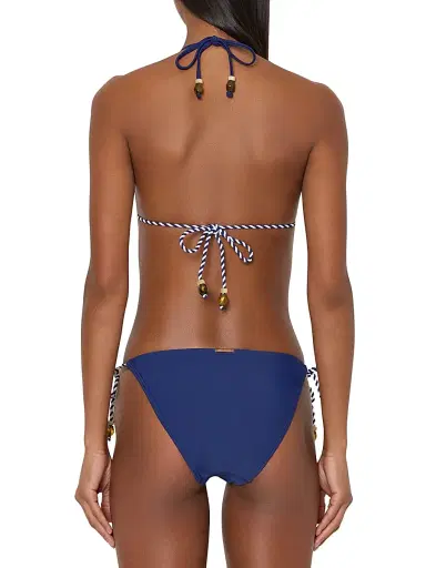 Milly Women's Side-Tie Bikini Bottom - Navy Multi - Size Small | Thumbnail 5 Milly Women's Side-Tie Bikini Bottom - Navy Multi - Size Small | Thumbnail 5