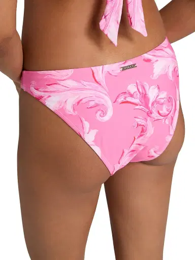 Milly Women's Canopee Graphic Bikini Bottom - Pink Multi - Size Large | Thumbnail 5